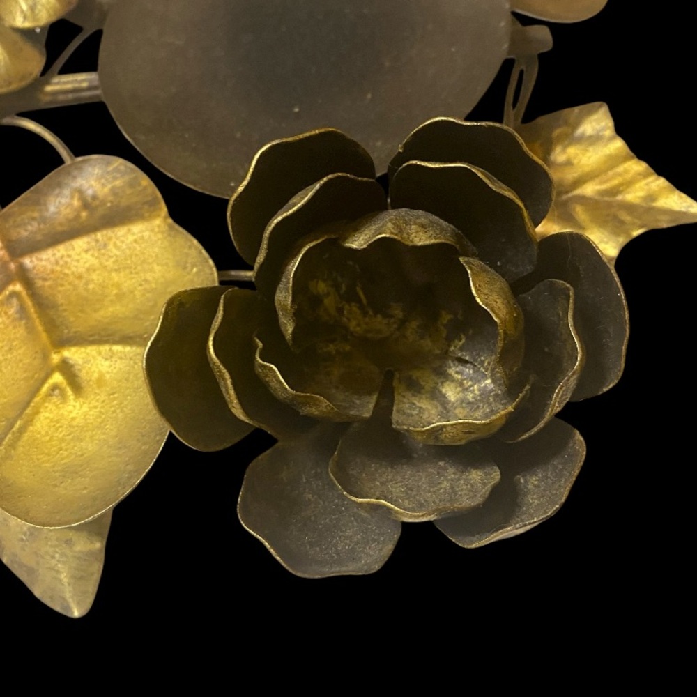 ED ON AIR BY ELLEN DEGENERES FLORAL METAL TABLETOP DECOR ( SET OF 2 ) - Picture 4 of 7